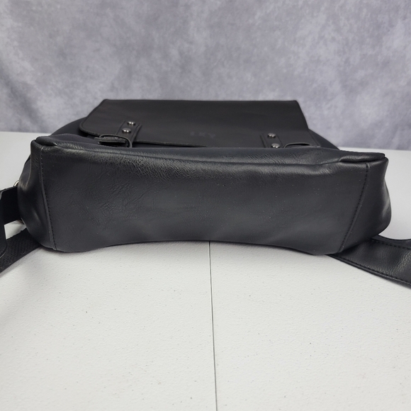 LXY Vegan Leather Backpack Vintage Black LAPTOP - Picture 16 of 16